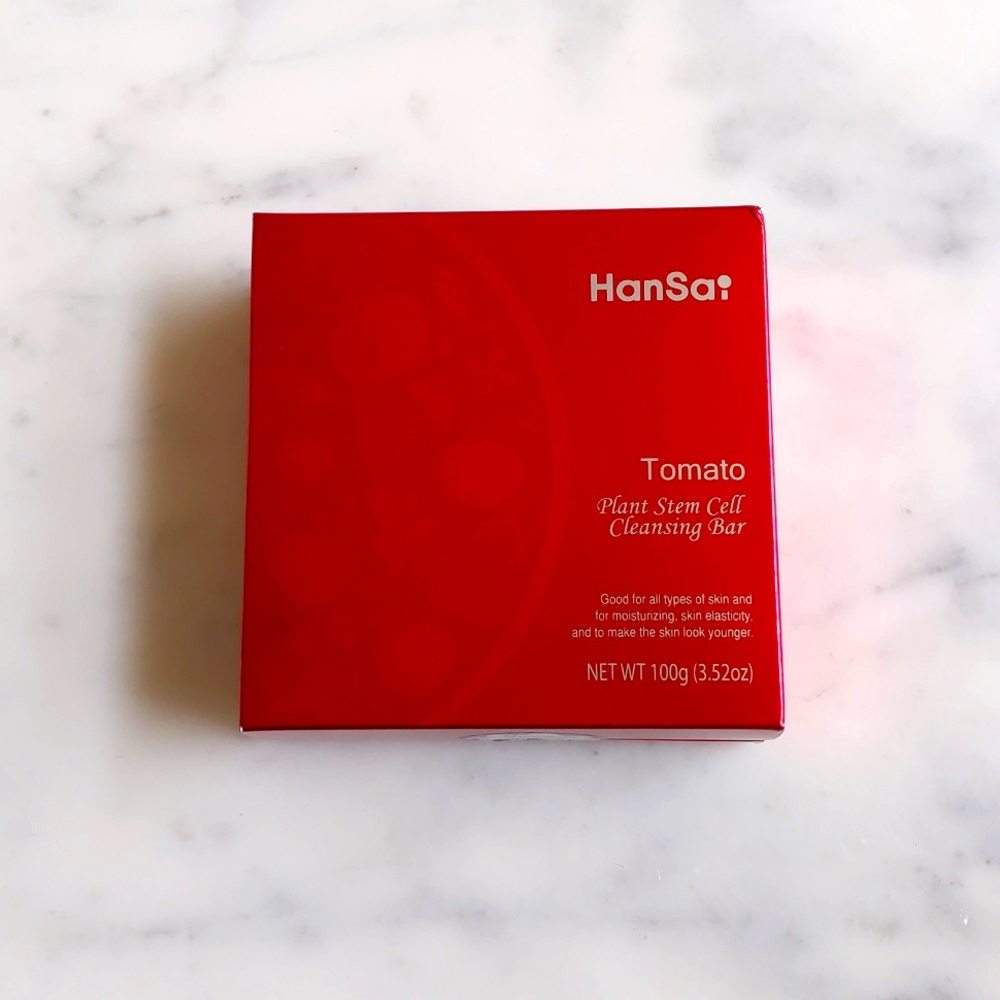 New HanSai Tomato Plant Stem Cell Cleansing Bar NET WT 100g (3.52oz).